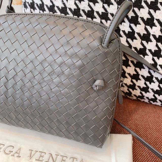 Bottega Veneta女包 寶緹嘉19新款編織胎皮郵差包 BV拉鏈繩結單肩斜挎女包 steny包  gxz1095